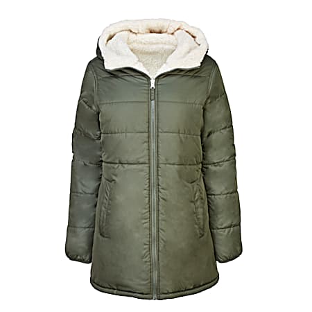Women's Reversible Quilted Puffer Jacket