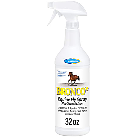 Bronco 32 oz Equine Fly Spray Plus