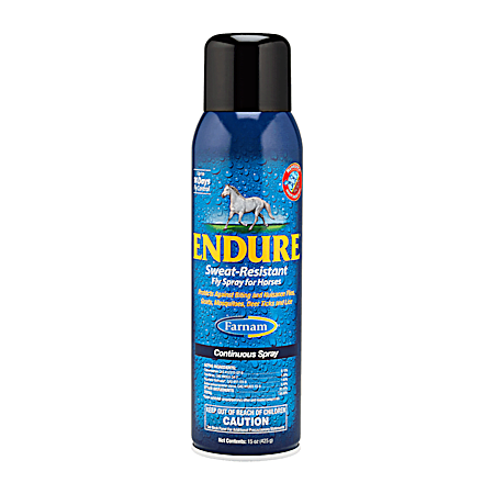 Farnam Endure 15 oz Continuous Spray Sweat Resistant Fly Spray