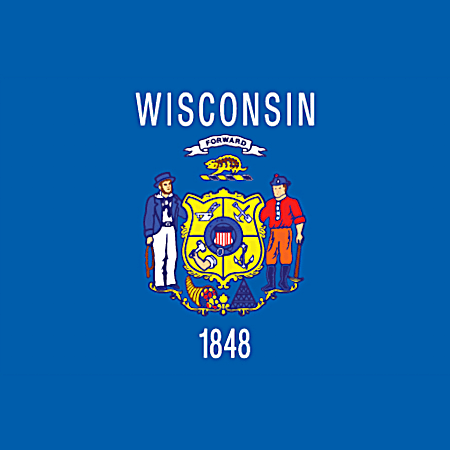 2 ft x 3 ft Wisconsin State Flag