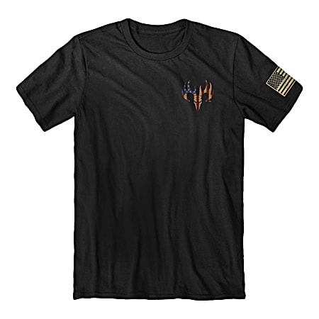 Men's Black Gun Safety Rule Short Sleeve Shirt