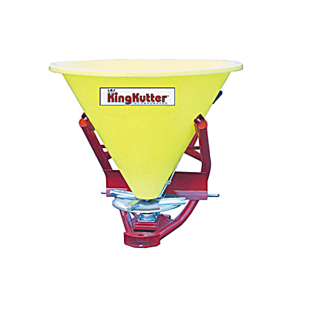 800 Lb Yellow Polyethylene Fertilizer Spreader/Seeder