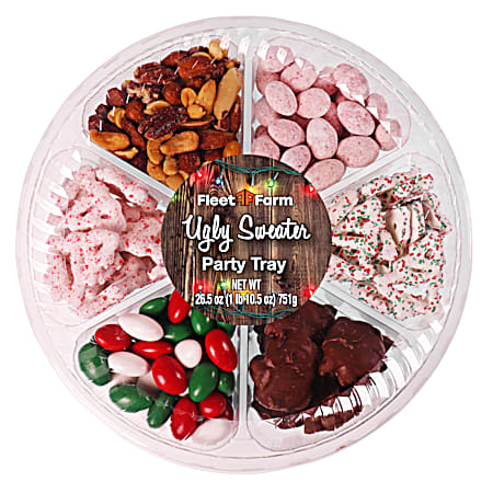 26.5 oz Ugly Sweater Party Tray