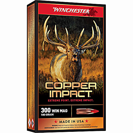 300 Winchester Magnum Copper Impact Cartridges