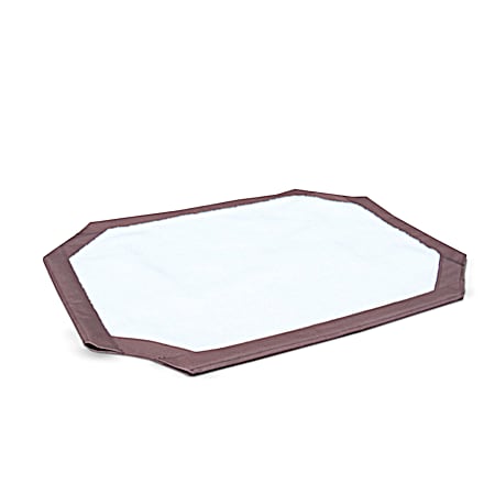 K&H Pet Products Chocolate & Fleece Self-Warming Pet Cot Cover