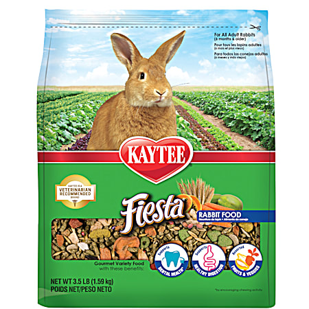 3.5 lb Fiesta Gourmet Variety Diet Rabbit Food
