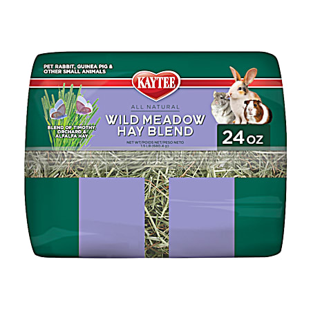24 oz Wild Meadow Hay Blend for Small Animals