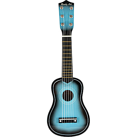 Blue Wooden Mini Guitar