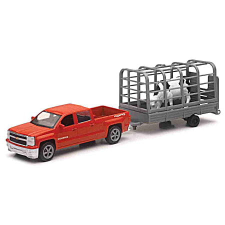 1/43 Scale Pickup & Trailer - Assorted