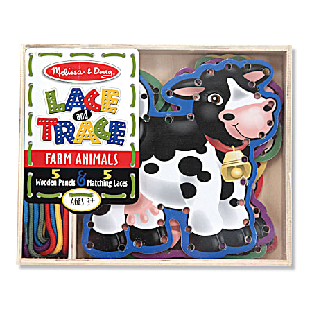 Lace & Trace - Farm Animals