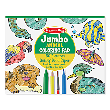 Jumbo Coloring Pad - Assorted