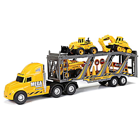 Mega Construction Mega Mover Hauler Play Vehicle