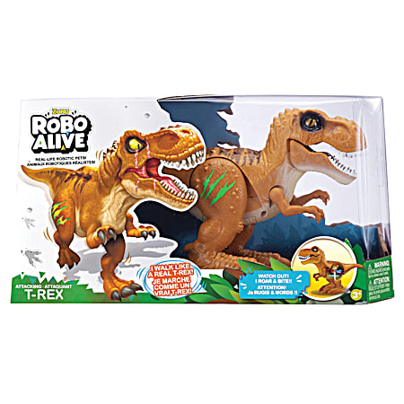 Robo Alive Attacking T-Rex Robotic Dinosaur - Assorted