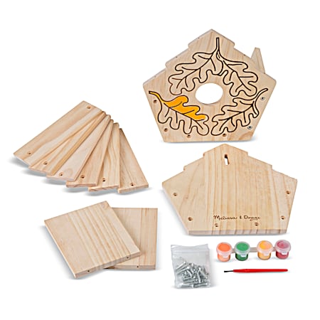 Build-Your-Own Wooden Birdhouse Wooden Craft Kit