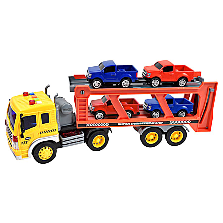 Realistic Action Long Haul Vehicle Transport