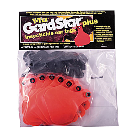 GardStar Plus Insecticide Ear Tags - 25 Pk