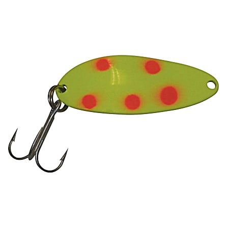Little Cleo Spoon - Chartreuse/Fl. Dot/Nickel