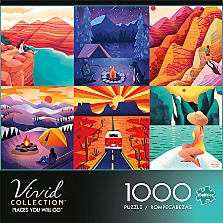 Vivid Puzzle 1000 Pc - Assorted