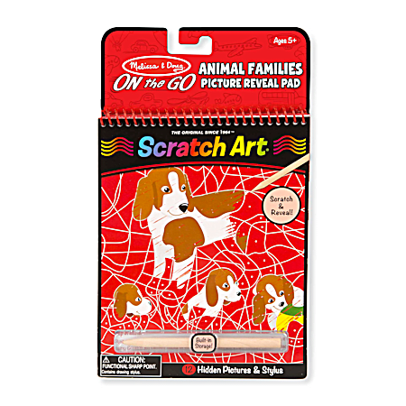 On-the-Go Scratch Art Picture Pad - Assorted