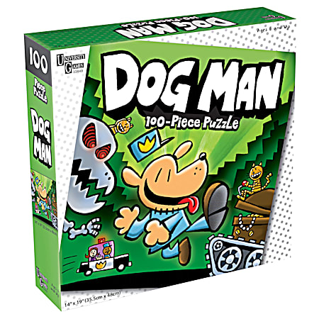 Dog Man 100 Pc Puzzle - Assorted