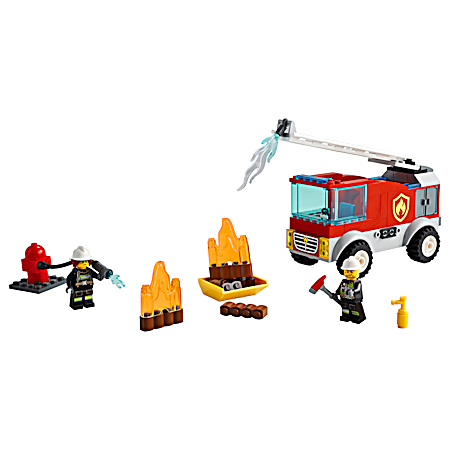 CITY Fire Ladder Truck Building Toy