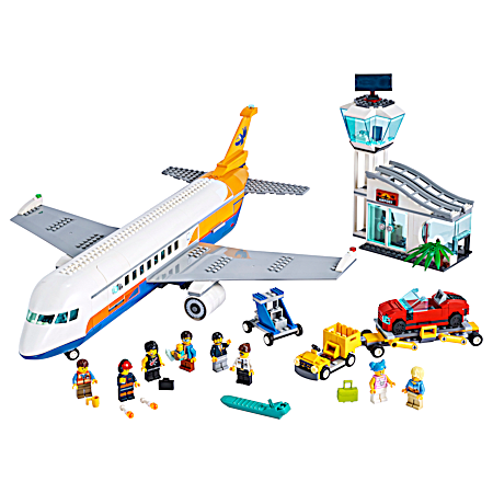 City Passenger Airplane Building Toy