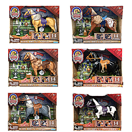 Blue Ribbon Deluxe Horse Playset - Assorted