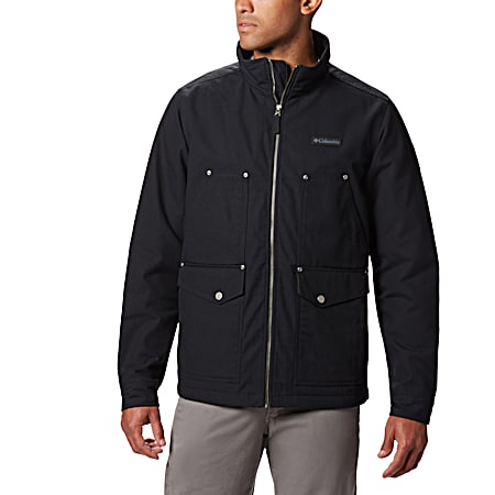 Men's Loma Vista Solid Black Full Zip Jacket