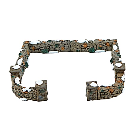Colonial Stone Walls Village Accessory - Set of 10