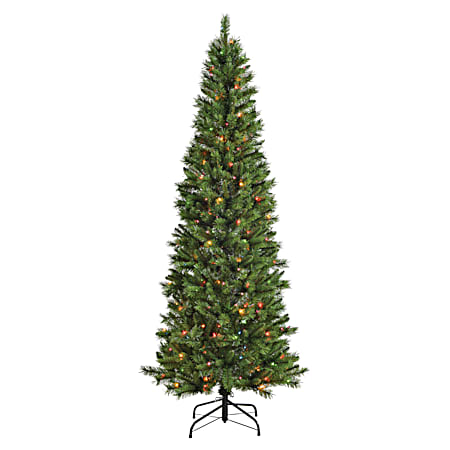 7 ft Midland Fir Artificial Christmas Tree w/ Multicolored Lights