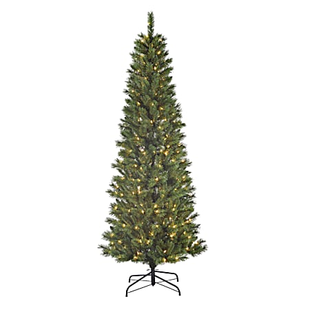 7 ft Midland Fir Artificial Christmas Tree w/ Clear Lights