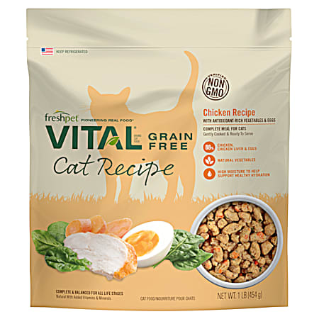 VITAL® Grain-Free Chicken Recipe w/ Antioxidant-Rich Vegetables & Eggs for Cats