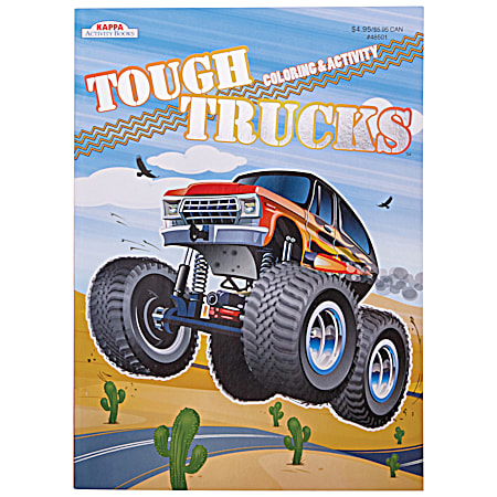 Tough Trucks Coloring & Activity Book - Assorted