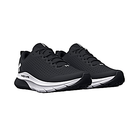 Men's Black/White HOVR Turbulance Running Shoes