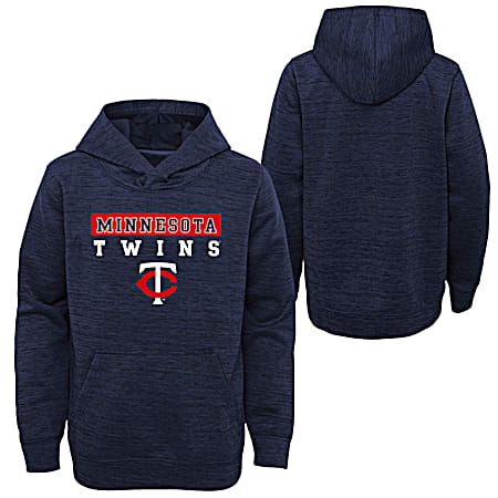 Youth Minnesota Twins Navy Pullover Hoodie