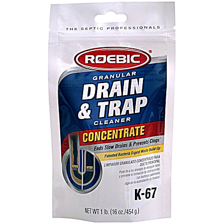 Roebic 1 lb Granular Bacterial Drain & Trap Cleaner Concentrate