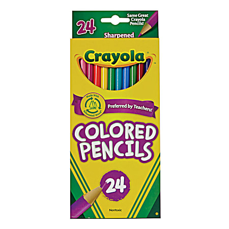 Crayola Colored Pencils - 24 Ct