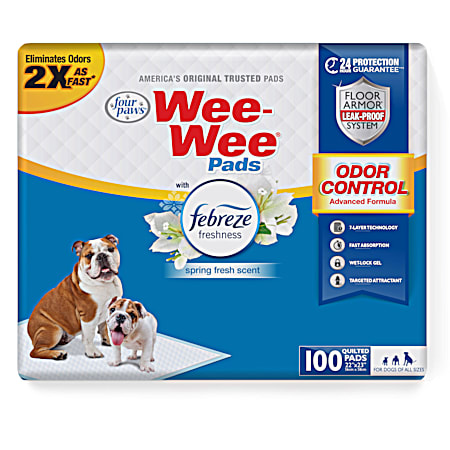 Wee-Wee Febreze Quilted Dog Pads