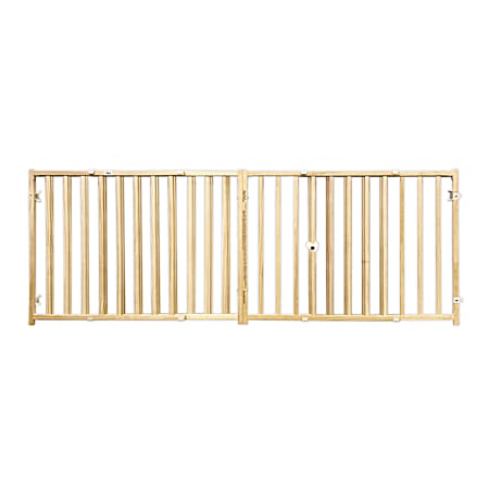 Extra Wide Expandable Wooden Gate