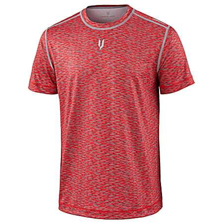 Men's Performance Relaxed Fit Small Logo Crew Neck Short Sleeve Tee