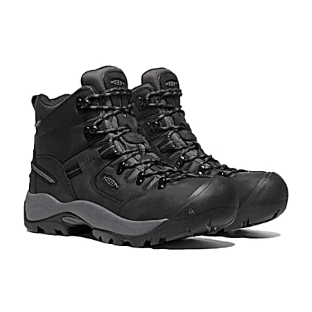 Men's Black/Forged Iron Pittsburgh Energy Carbon Toe Boots