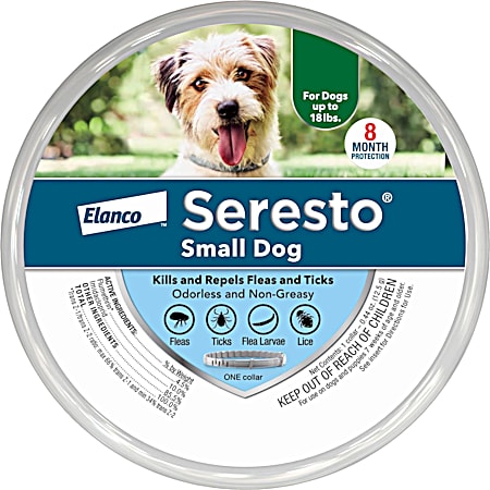 Seresto 8-Month Small Dog Flea & Tick Collar