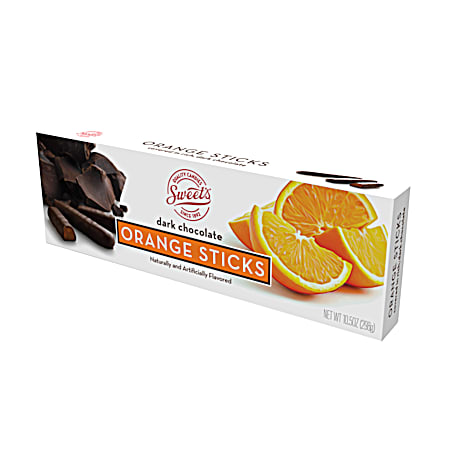 10.5 oz Dark Chocolate & Orange Sticks