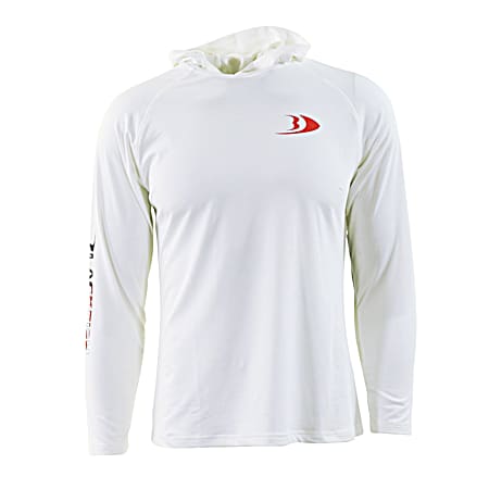 Men's White Swift Cool Charge Hoodie
