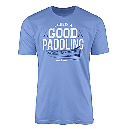 Men's Carolina Blue Paddling Short Sleeve Shirt