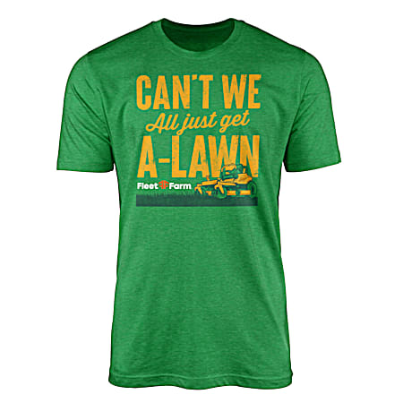 Men's Antique Irish Green Get A-Lawn Short Sleeve Shirt