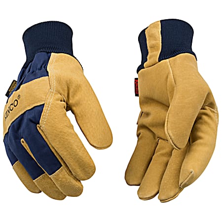 Men's Suede Pigskin Palm Gloves