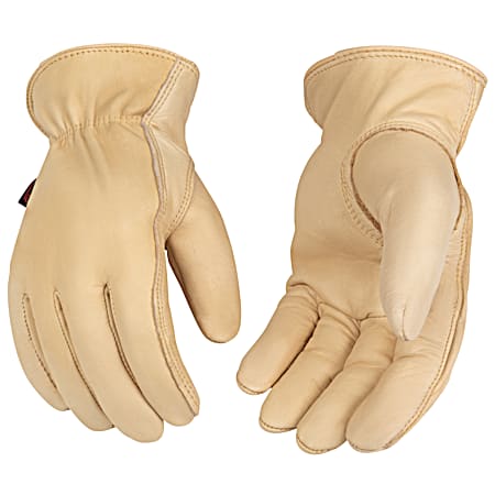 Men's Full Grain Cowhide Lined Gloves