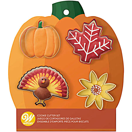 Fall Cookie Cutters Set - 4 Pc