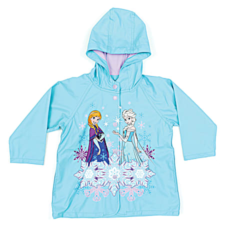 Kids' Elsa & Anna Rain Coat - Blue